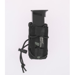 Enkele magazijnhouder - BTP Zwart - Kombat Tactical
