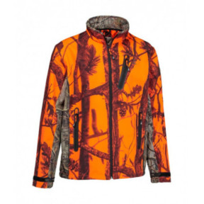 Kinder-Jagdjacke Softshell Ghostcamo Blaze&Black - Percussion