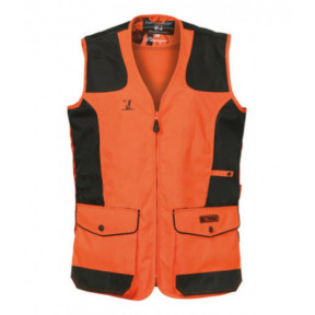 Gilet de traque enfant Kaki / Orange - Percussion
