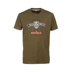 Wild Boar Republic II T-Shirt Khaki - Percussion
