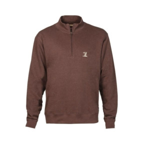 Hoodie met hoge kraag Bruin - Percussion