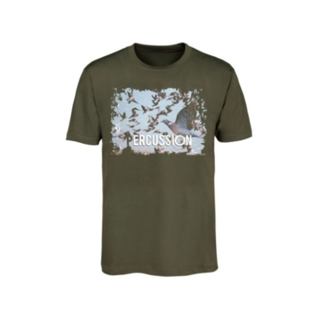 Tee-shirt Sérigraphie Palombe - Percussion
