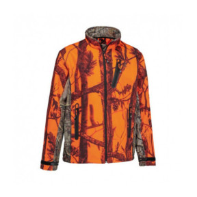 Blouson chasse softshell Ghostcamo Blaze&Black - Percussion