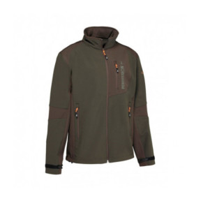 Kurtka myśliwska softshell Khaki/Brązowa - Percussion