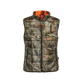 Gilet de chasse Warm réversible Ghostcamo Blaze&Black / Forest Evo - Percussion