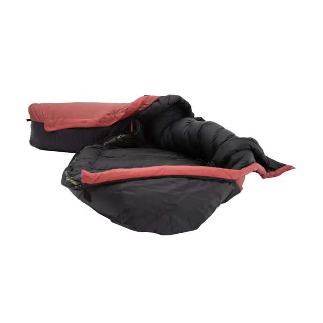 Schlafsack D 1200x Speziell für extreme Kälte Rot/Schwarz - Carinthia
