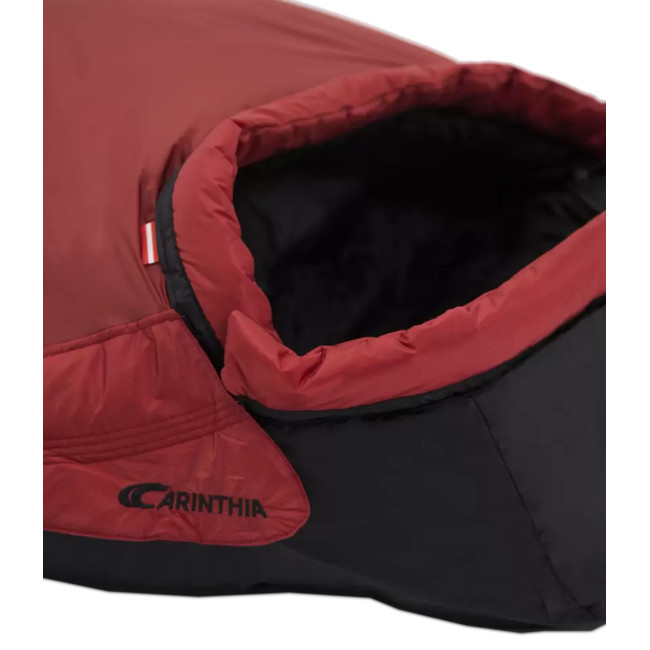 Śpiwór D 1200x specjalny na ekstremalne zimno Czerwony/Czarny - Carinthia