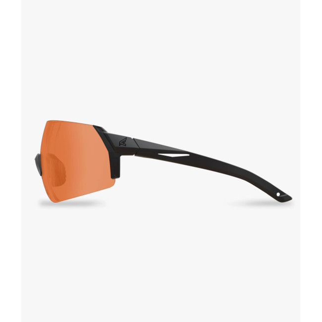 Ballistische Brille Urgent Fury mit schwarzem Gestell und orangefarbenen Gläsern - Edge Tactical