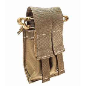 Porte chargeur double pour pistolet PA004-2/II Coyote - Lindnerhof