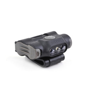 Lamp met clipbevestiging UL12 witte en rode verlichting + rode/blauwe strobe 17 lumen - Nextorch