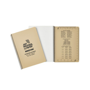 Weerbestendig notitieboek 100 pagina's 148 x 210 cm tan - Modestone