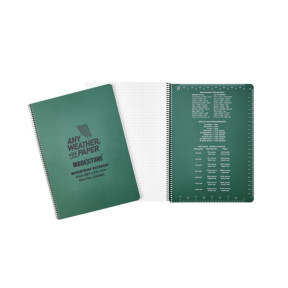 Weerbestendig notitieboek 100 pagina's 210 x 297 cm olijfgroen - Modestone