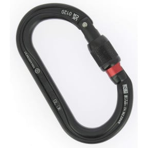 Symmetrischer Karabiner mit OK Screw-Lock Verriegelung - Petzl