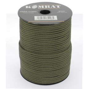 Rouleau de corde 100m - Vert OD - Kombat Tactical