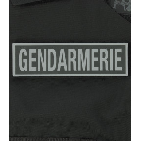 Bandeau Gendarmerie inversé 4,5 x 15,5 cm - Patrol Equipement