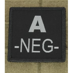 Insigne A- de groupe sanguin Noir - A10 Equipment