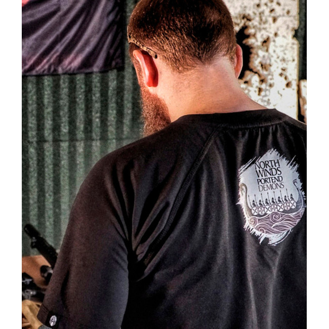 Tee shirt Midgard North noir - Ragnar Raids