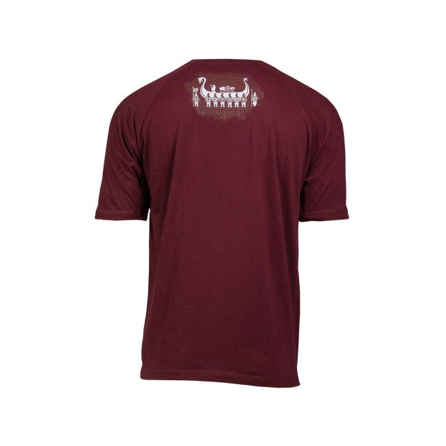 Tee shirt Midgard Valhalla Rising rouge - Ragnar Raids