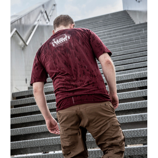 Tee shirt Midgard Valhalla Rising rouge - Ragnar Raids