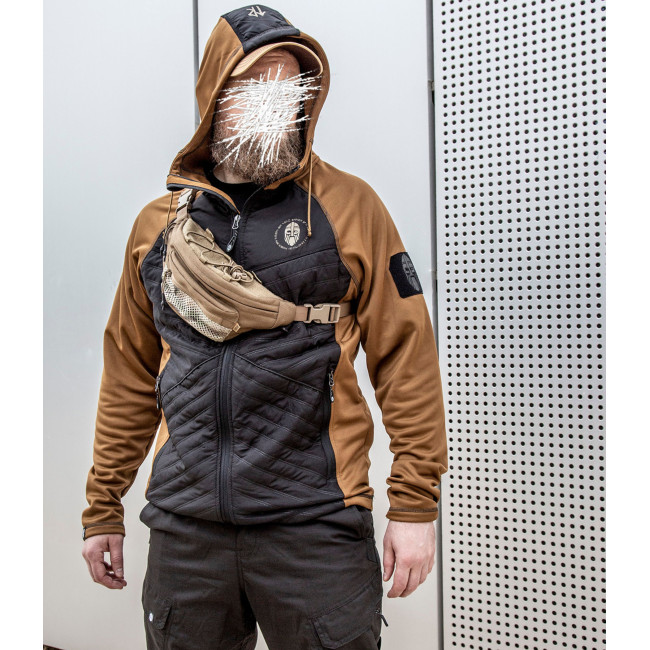 Veste Sigurd Hybrid coyote/noir - Ragnar Raids