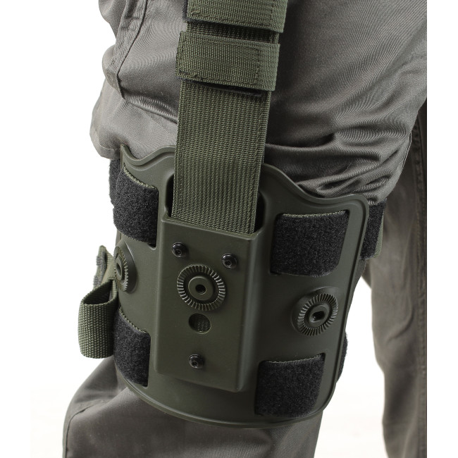 Plaque de cuisse tactique vert olive - Cytac