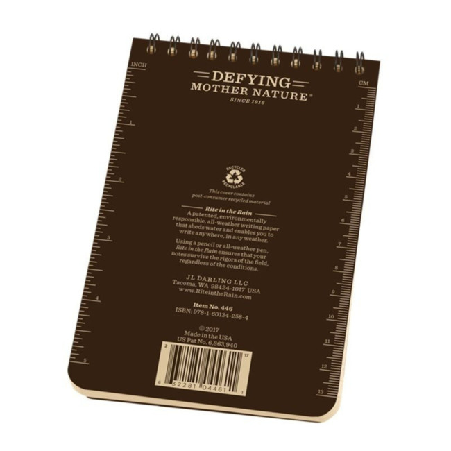 Notebook 4 x 6 bruin - Rite in the rain
