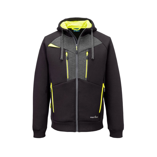 Sweat à capuche zippé DX4Noir - Portwest