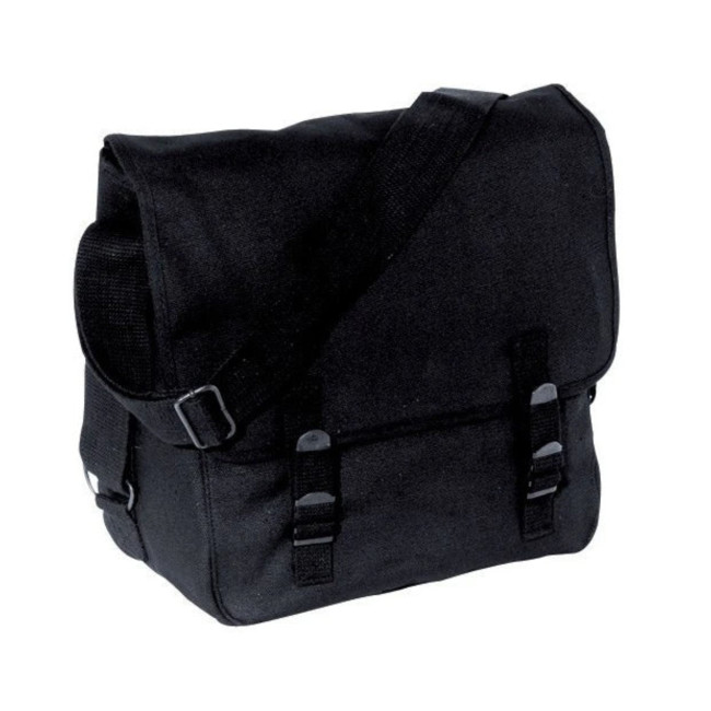 Effen Zwarte Schoudertas - CityGuard