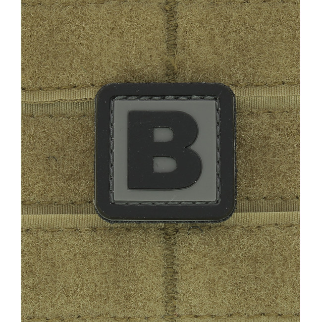 3D PVC patch letter B - 101 Inc