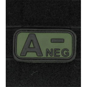 3D PVC-Patch Blutgruppe A- Grün - 101 Inc