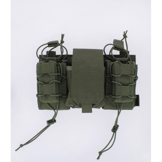 Porte chargeur Fast Rig Vert Olive - Kombat Tactical Porte chargeur Fast Rig Vert Olive - Kombat Tactical