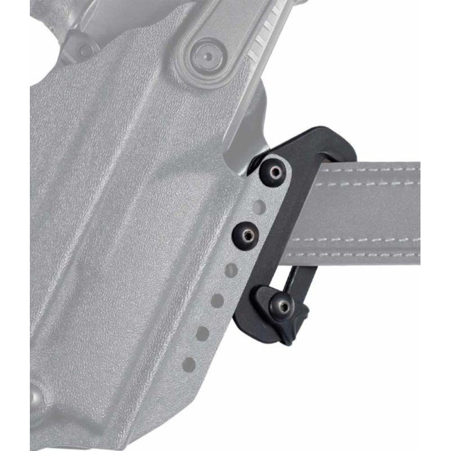 Paar Gürtelschnallen LH Gummitech 60 mm breit verstellbar schwarz - Radar