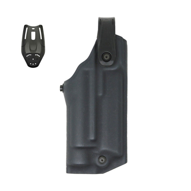 Holster roto hk p30 & lamp m3x rh niv ii kydex zwart + lage uitvoer 6500.6106 - Radar