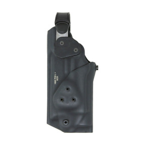 Holster roto hk p30 & lamp m3x rh niv ii kydex zwart + lage uitvoer 6500.6106 - Radar