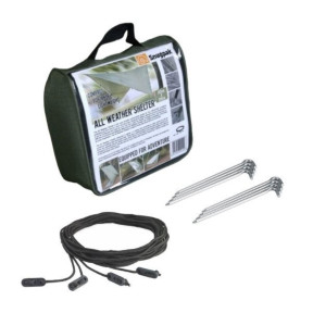 Bache tout temps 3 x 3m vert olive - snugpack