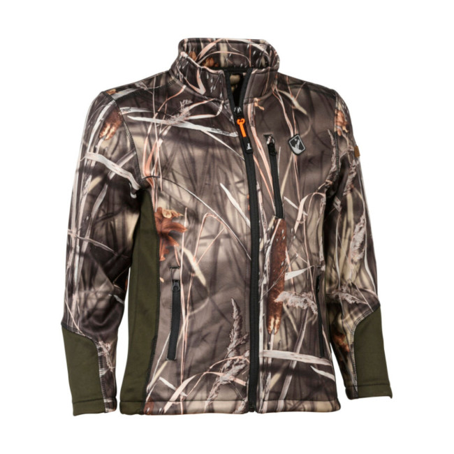 Kinder Zip-Sweatshirt Ghostcamo Wet&Colors - Percussion
