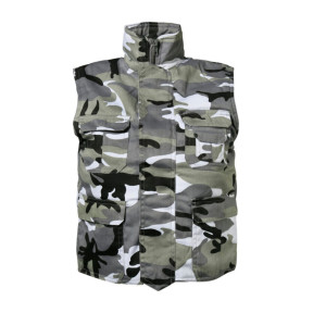 Gilet rangers enfant Camo Gris urbain - Percussion