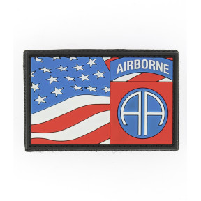 Naszywka 3D PVC flaga 82nd Airborne - 101 Inc