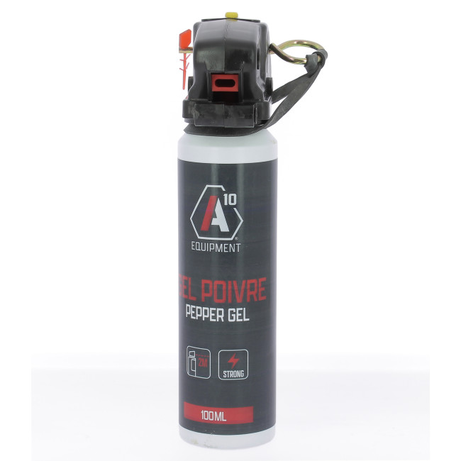 Pfeffergel-Abwehrspray 100 mL mit Griff - A10 Equipment