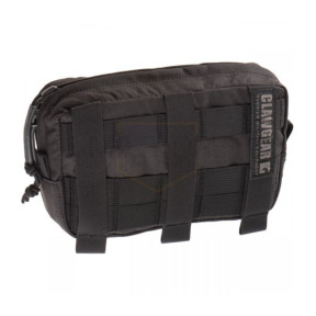 Mittlere Reißverschluss-Utilitytasche - Schwarz - Clawgear