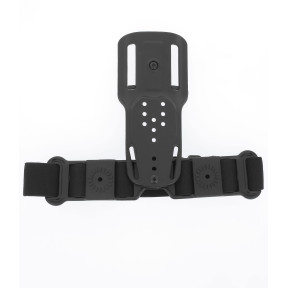 Kompakte Hüftplatte 1 Gurt 8K28 - Schwarz - Vega Holster