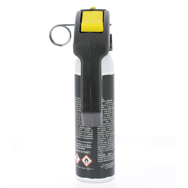 Speciale aerosol Ordehandhavers Pepergel 100ml met handvat - Le Protecteur