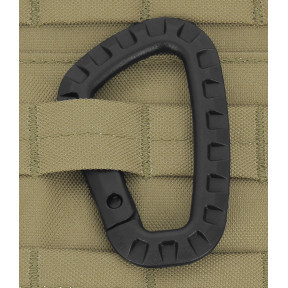 Asymmetrischer Karabiner - Schwarz - A10 Equipment