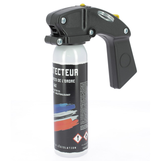 Aérosol anti-agression Gaz CS 100ml avec poignée - LPSA