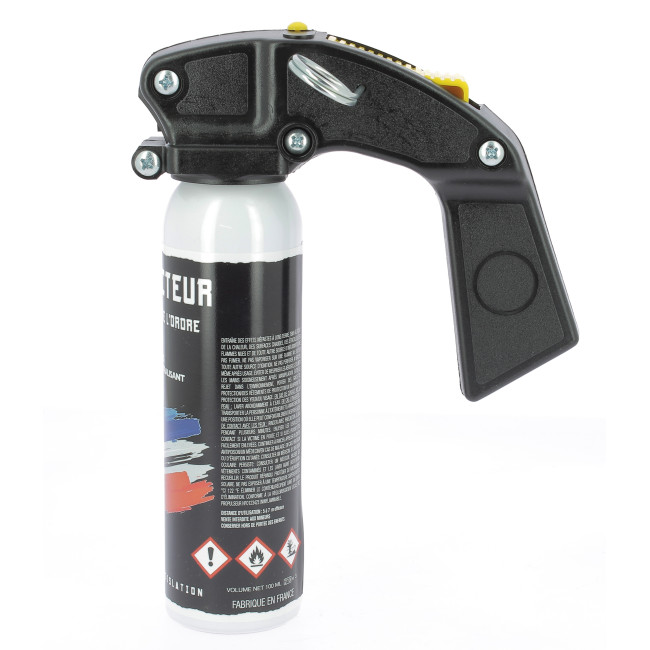 Aérosol anti-agression Gaz CS 100ml avec poignée - LPSA