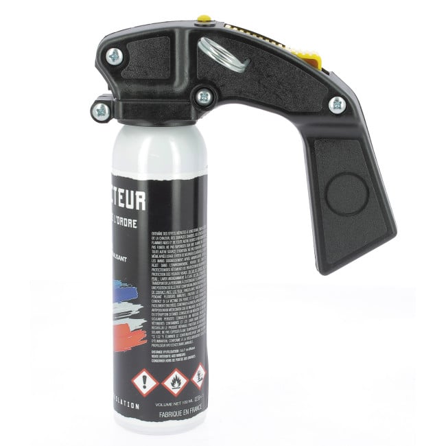 Aérosol anti-agression Gaz CS 100ml avec poignée - LPSA