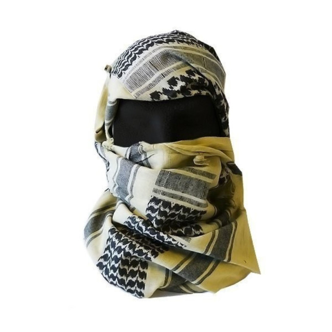 Shemagh sand / schwarz - BCB international