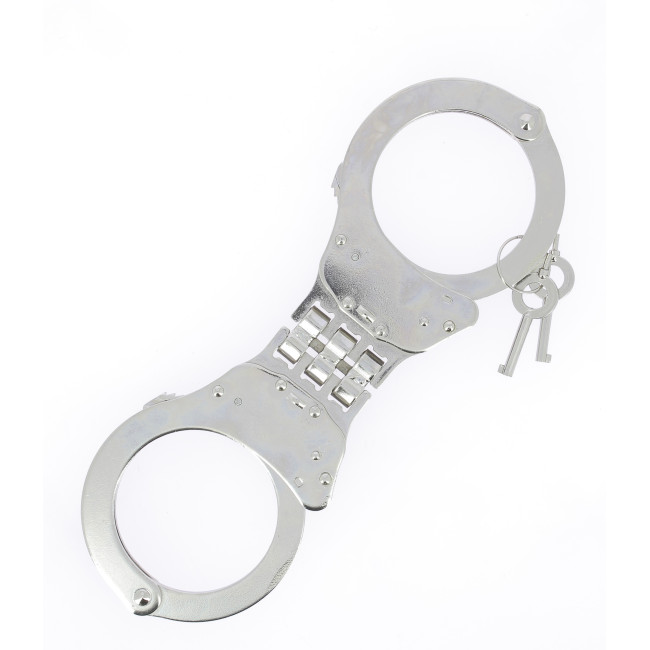 Scharnierhandschellen Nickel - TOE