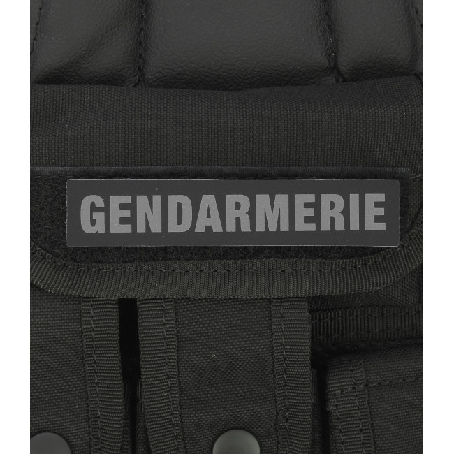 Bandeau Gendarmerie inversé 2 x 10 cm - Patrol Equipement