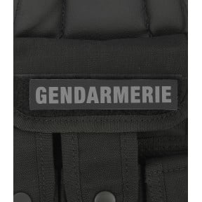 Bandeau Gendarmerie inversé 2 x 10 cm - Patrol Equipement